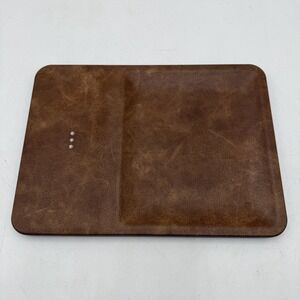 Courant Essentials Catch: 3 Wireless Charging Stations Valet Tray Brown Tested